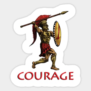 Courage Sticker